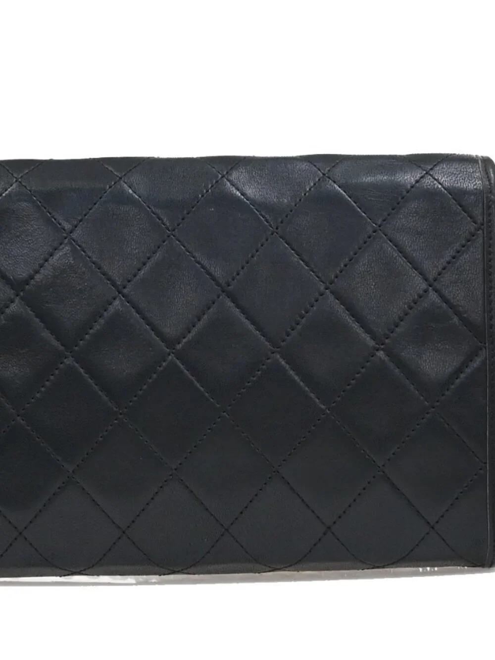 CHANEL CC Logo Mini Matelasse Chain Shoulder Bag Leather Black GHW 667RF904 - Picture 3 of 13